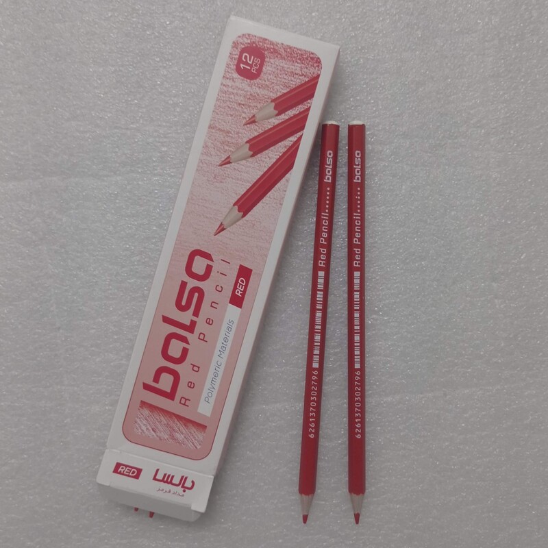 مداد قرمز  بالسا پلیمری تکی