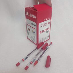 خودکار سلنا  نوک 0.7 میل رنگ قرمز