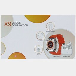 پک هدیه X9 Unique Combination - ساعت هوشمند ، ایرپاد و لوازم جانبی