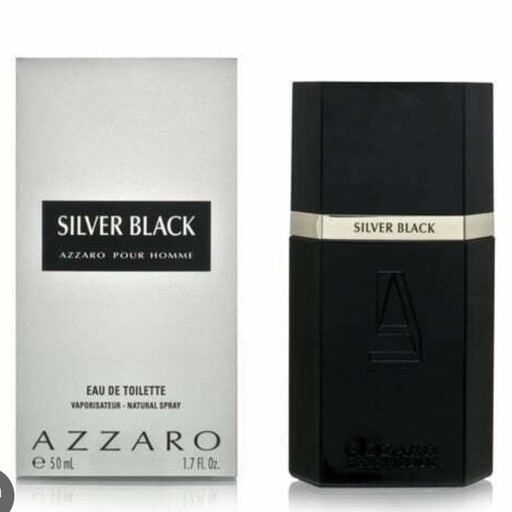 ادکلن ازارو سیلور بلک  ادوتویلت میل 100 AZZARO SILVER BLACK