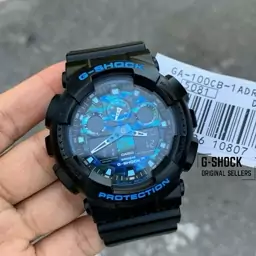 ساعت کاسیو جی شاک مدل GA-100CB-1A
(جیشاک GShock) تنظیم اتوماتیک با پایتخت کشورها ، اتولایت اتوماتیک(مدل GA100-1A1)