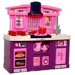 اسباب بازی دخترانه سرویس آشپزخانه اورجینال باتری خور دارای سینک با کارکرد واقعی