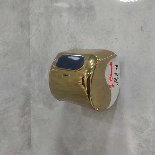 جادستمال توالت کاوردار حباب مدل مروارید رنگ طلایی(ارسال رایگان)