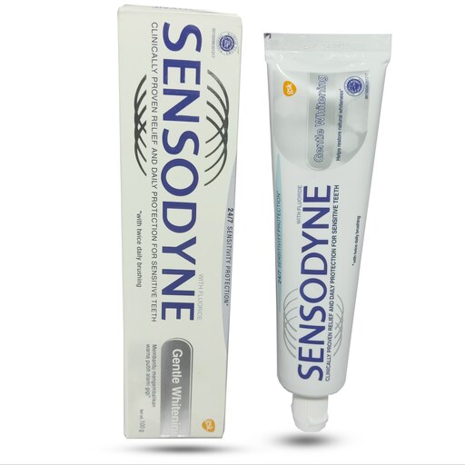 خمیردندان سفیدکننده سنسوداین Sensodyne Gentle Whitening حجم 100 گرم