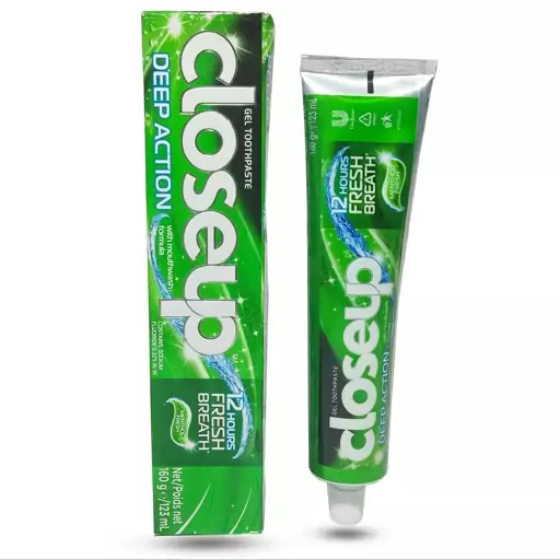 خمیر دندان کلوزآپ Deep Action Green Fresh Breath حجم 123میل