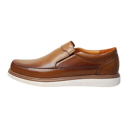 کفش روزمره مردانه مدل چرم طبیعی کد 0014 رنگ عسلی 