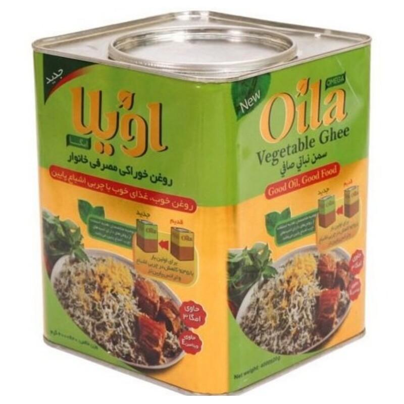 روغن خوراکی مصرف خانواده اویلا 5کیلویی نیمه جامد با ارسال رایگان 
