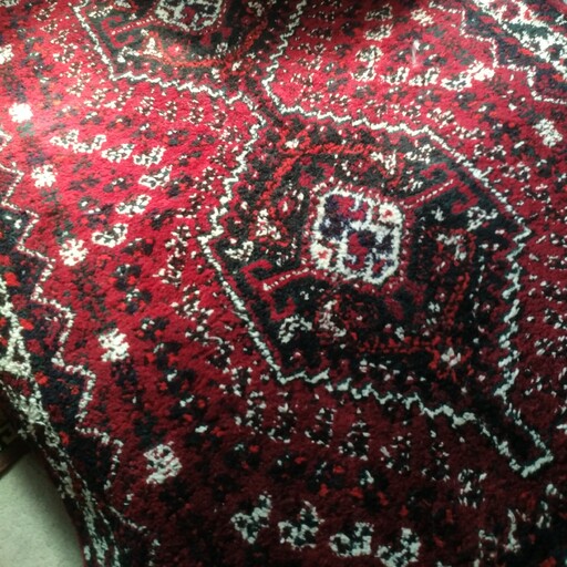 فرش دستبافت با رنگ و نخ طبیعی با نقشه ذهنی زنان عرب اصیل و قدیمی