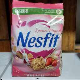 
غلات صبحانه نستله ترکیب دانه های کامل غلات و مخلوط میوه های قرمز 400 گرمی نسفیت Nestle NESFIT

