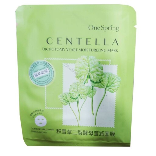 ماسک ورقه ای صورت OneSpring گیاه سنتلا 25 گرم