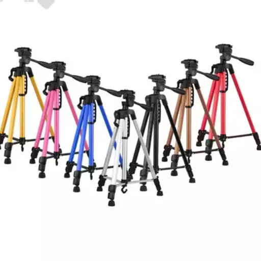 سه پایه گوشی 3366 تریپاد tripod(پایه نگهدارنده گوشی موبایل فیلم برداری عکاسی دوربین همسفر منوپاد مونوپاد طرح و مدل)