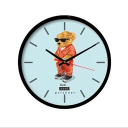 ساعت رومیزی راویتا مدل تدی کد 3439 در رنگ های مشکی و سفید