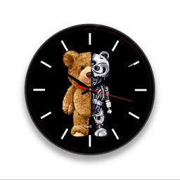 ساعت رومیزی راویتا مدل تدی کد 3424 در رنگ های مشکی و سفید