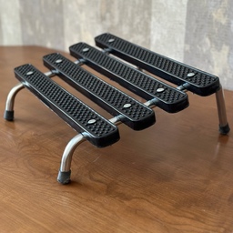 زیرپایی ثابت طبی ارتوپدی - پایه فلزی و صفحه پلاستیکی - عالی برای نشستن طولانی