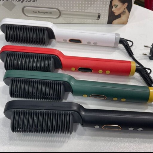 برس حرارتی اتو مو صاف کننده Straight Comb FH-909

