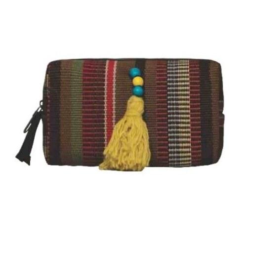 کیف آرایش سنتی جاجیم، کیفیت عالی، شیک و زیبا - بلند یراق دار
