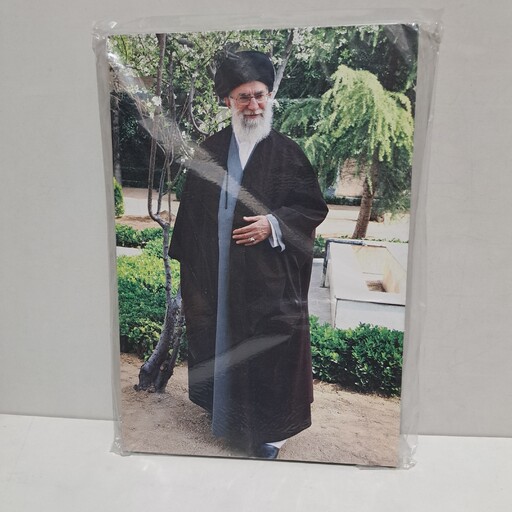 قاب شاسی عکس امام خمینی و رهبری  آیت الله خامنه ای اندازه 25 در 17 سانت