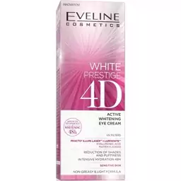 کرم روشن کننده دور چشم اولاین وایت پرستیژ Eveline White Prestige 4D حجم 20 میلی 