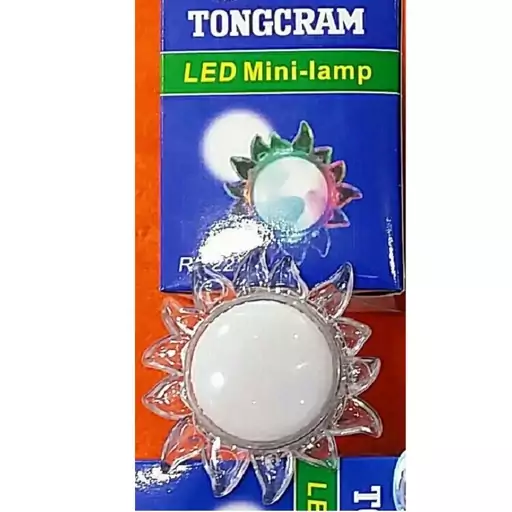 چراغ خواب LED طرح گل چندرنگ