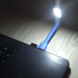 چراغ مسواکی USB LED برند Dnet آبی