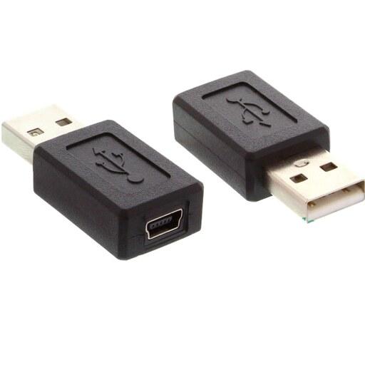 تبدیل Female Mini USB به Male USB برند enet