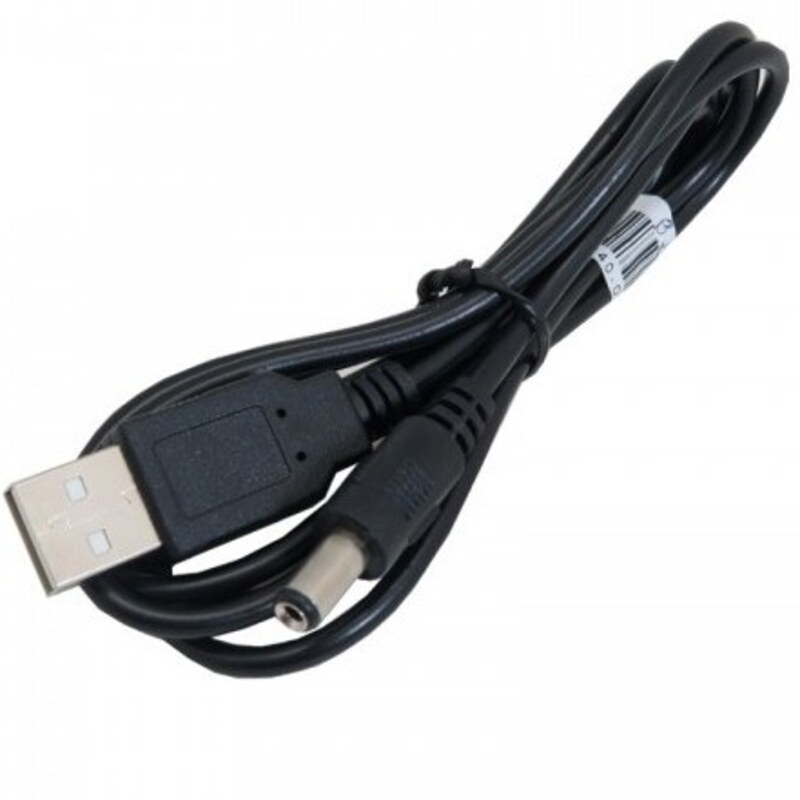 کابل تبدیل 1.2 متری USB به کانکتور نری 5.5 میلیمتر