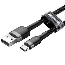 کابل تبدیل USB به USB-C باسئوس مدل CATKLF-CG1 Cafule طول 2 متر سیاه