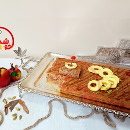 پودر کیک سیب دارچین خانگی خوشمزه جات 500گرم بدون مواد نگهدارنده 