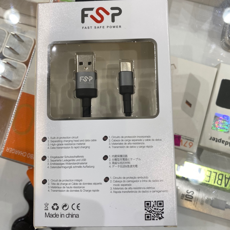 کابل شارژ تایپ سی برند  FSP مدل C01