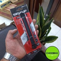 کاتر صنعتی وایزآپ WISEUP  با 6 ماه وارانتی، تیغ تیزبر، چاقو ،کاتر، تیغ