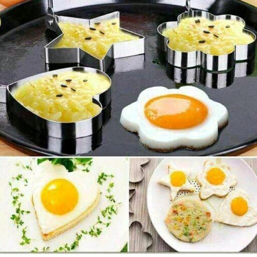 قالب کوکو و تخم مرغ در 4 مدل برای زیباتر شدن غذا و تزیین میز و سفره 