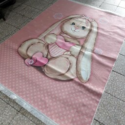 فرش عروسکی  دخترانه طرح  خرگوش  فرش اتاق نوجوان   فرش  4 متری