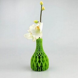 گلدان دکوراتیو مدرن بسیار خاص شیک و پیچیده قابل اجرا در رنگ های سبز، سفید ،کرم بژ ،طلایی و مشکی 