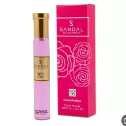 عطر ادکلن جیبی صندل 30میل زنانه با رایحه ولنتاینو صورتی valentino pink