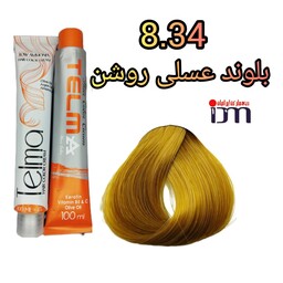 رنگ موی تلما شماره (8.34) بلوند عسلی روشن