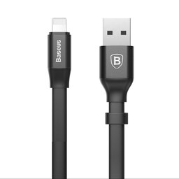 کابل تبدیل USB به لایتنینگ باسئوس مدل CALMBJ-B01 طول 0.23 متر - کابل شارژ آیفون
