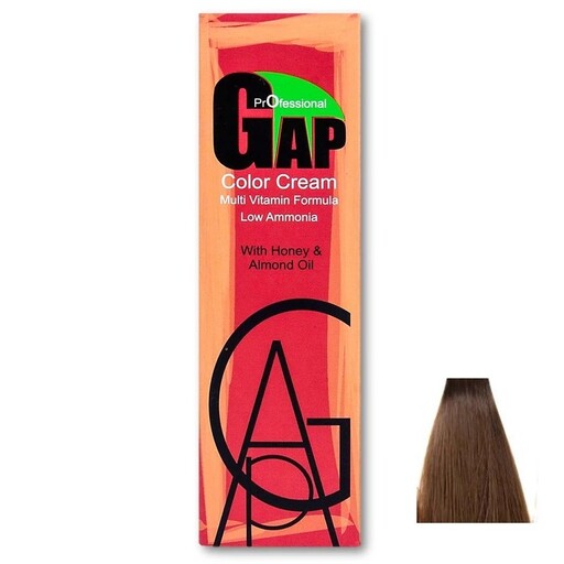 رنگ مو گپ (gap) شماره 7.7 سری شکلاتی مدل بلوند شکلاتی(chocolate  blonde) حجم 100 میل