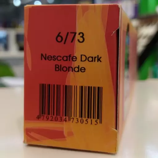 رنگ مو گپ (gap) شماره 6.73 سری نسکافه ای مدل بلوند نسکافه ای تیره(nescafe dark blonde) حجم 100 میل