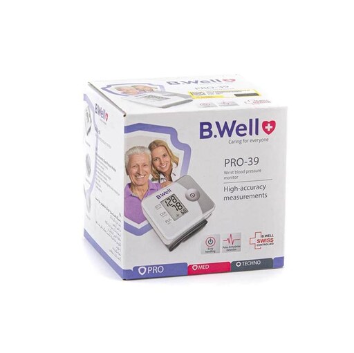 دستگاه فشار خون مچی اتوماتیک B.Well سوئیس مدل PRO-39 با 7 سال گارانتی تعویض