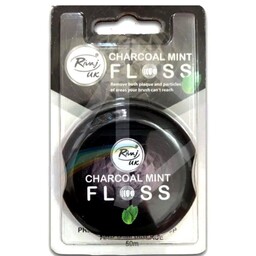 نخ دندان ریواج مدل charcoal Floss Mint بدون تست حیوانی