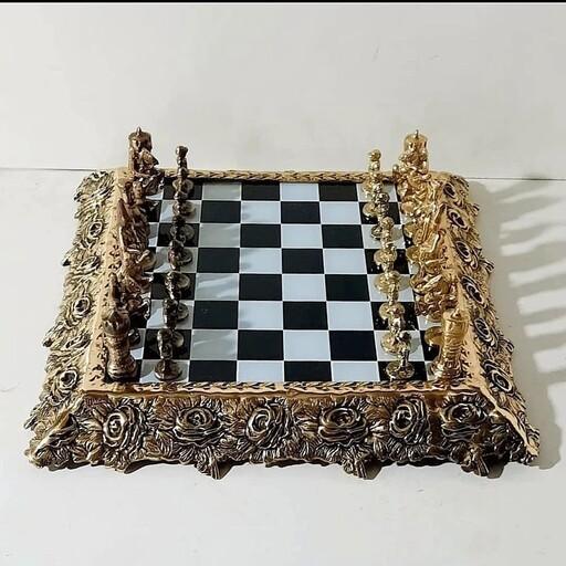 شطرنج رومیزی گل رز ، 40در 40 سانت  زیبا و اصیل