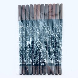 پک 12 عددی مداد ابرو پوکه بلند اتود در رنگ های پرفروش نرم و روان رنگدهی عالی ماندگاری بالا 