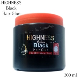 چسب موی مشکی هاینس حجم 300 میل
Highness Black Hair Glue