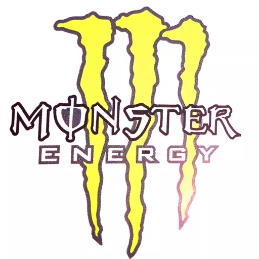 برچسب خودرو مانستر سبزMONSTER ENERGY برچسب بدنه(پس کرایه) 