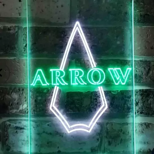 تابلو نئون طرح DC Arrow 