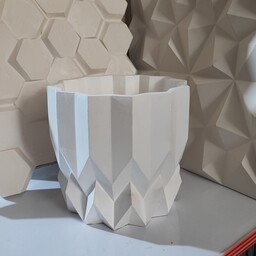 گلدان بزرگ سنگ مصنوعی رنگ سفید(خرید مستقیم از تولید کننده) 