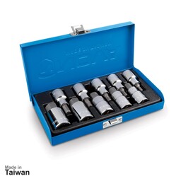 جعبه آلن بکس 1.2 اینچ 10 پارچه  نووا NOVA - مدل 7004 - ساخت تایوان