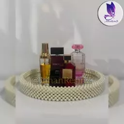 سینی آرایش مرواریدبافی  قطر30 سانت (در ابعاد مختلف)