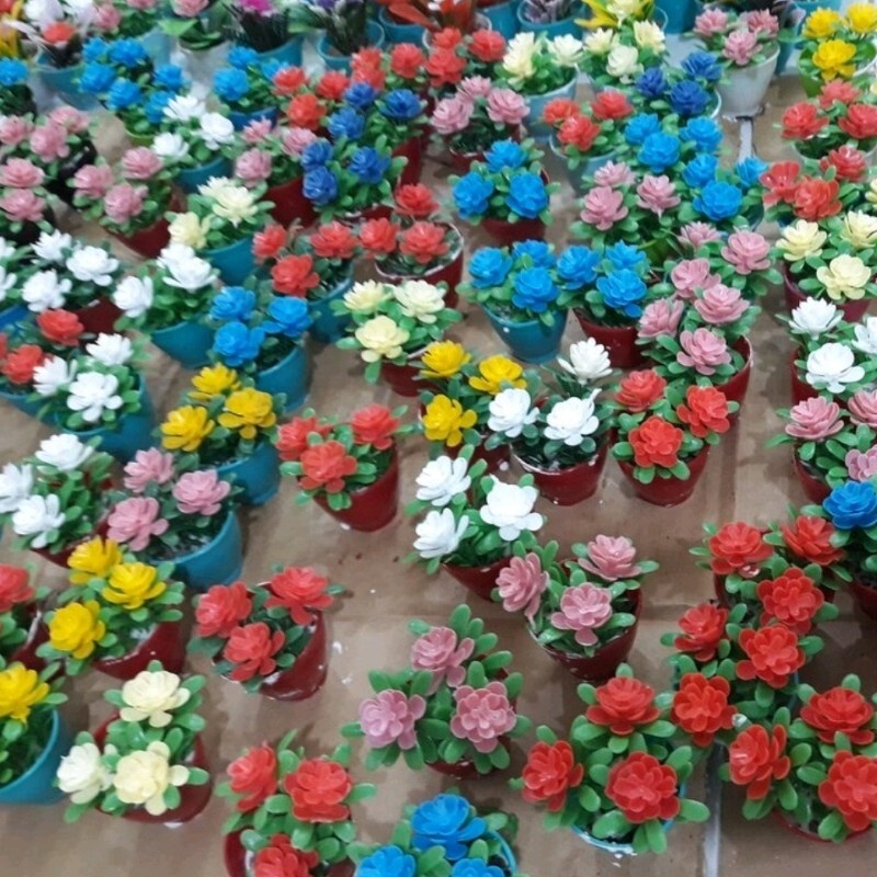 گل مصنوعی،گل مینیاتوری بسته 100 عددی