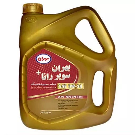 روغن موتور بهران سوپر رانا پلاس 5W30 تمام سنتتیک 4 چهار لیتری SN plus

(تضمین اصالت)